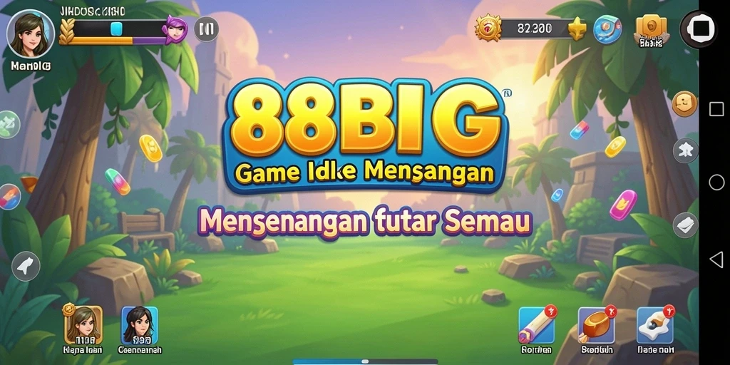 Tampilan gameplay Idle yang seru di 88BIG.