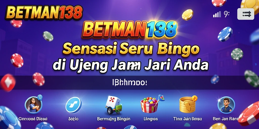 Gameplay menegangkan Bingo yang penuh warna dan dinamis.