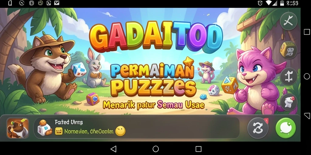 Tampilan gameplay mendebarkan dari GADAITOTO yang penuh tantangan puzzle.