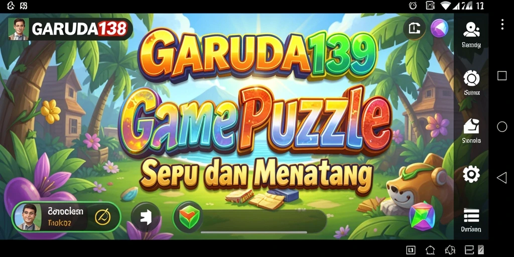 Screenshot gameplay GARUDA138 dengan tantangan puzzle.