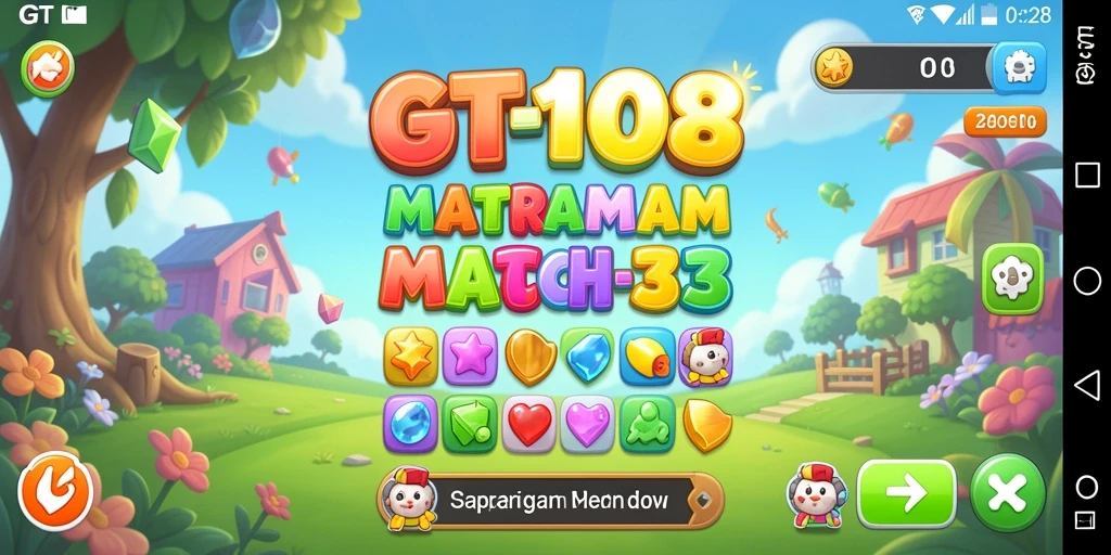 Tampilan screenshot gameplay GT108 yang seru dan penuh warna.