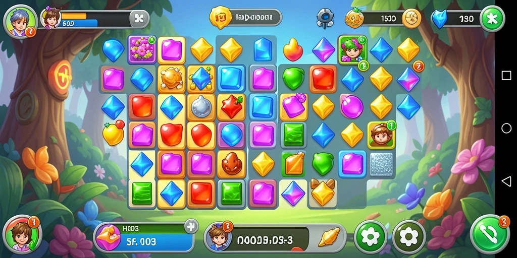 Gameplay seru H03 dengan tantangan Match-3 yang mendebarkan.