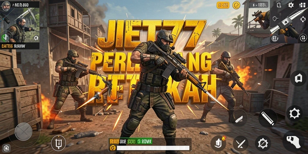 Gameplay seru JET77 dalam mode Battle Royale yang menegangkan.
