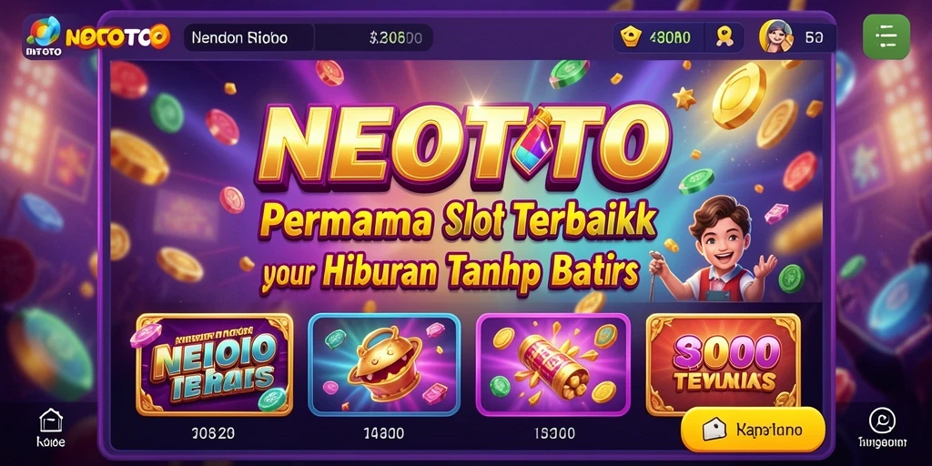 Screenshot gameplay NEOTOTO dengan efek visual yang memukau.