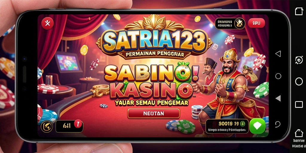 Tampilan kehidupan nyata permainan kasino di SATRIA123.