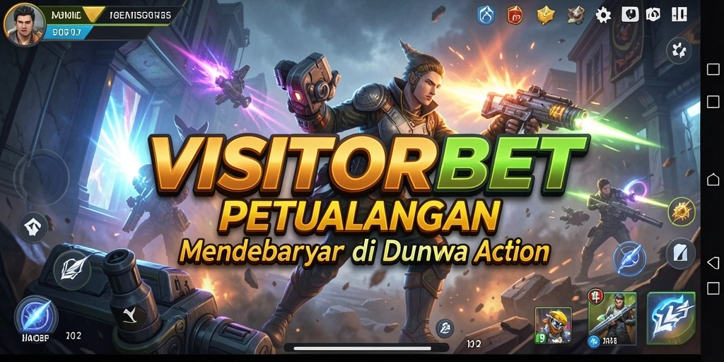 Tampilan gameplay seru dari VISITORBET dalam aksi penuh adrenalin.