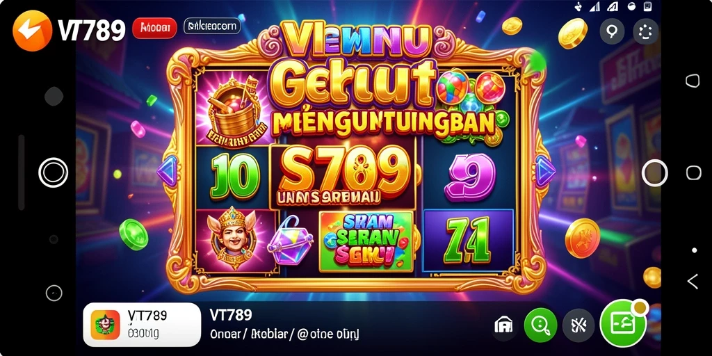 Tampilan gameplay seru dalam permainan Slot VT789.