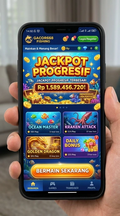 Tampilan antarmuka baru di aplikasi gacor668.